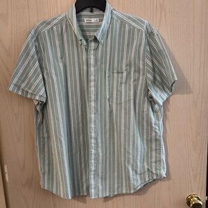 Sonoma Green Striped Men's Casual Shirt